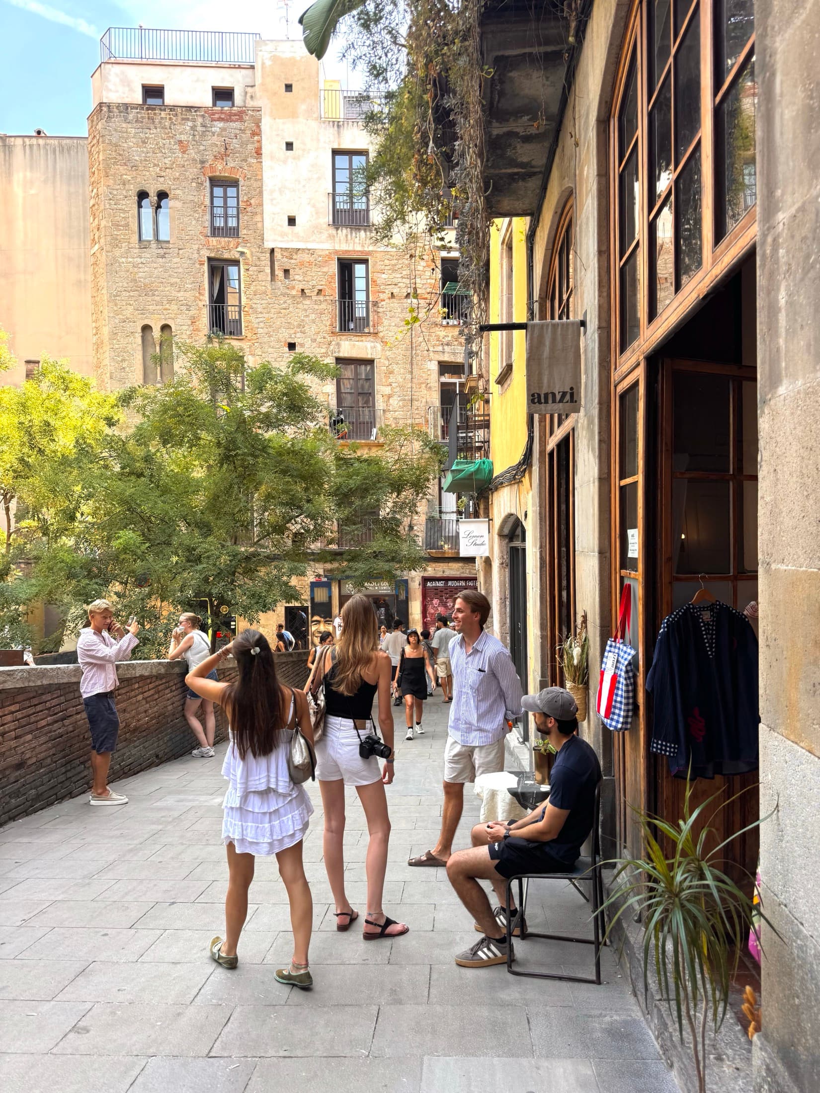 A small street in El Born Barcelona
