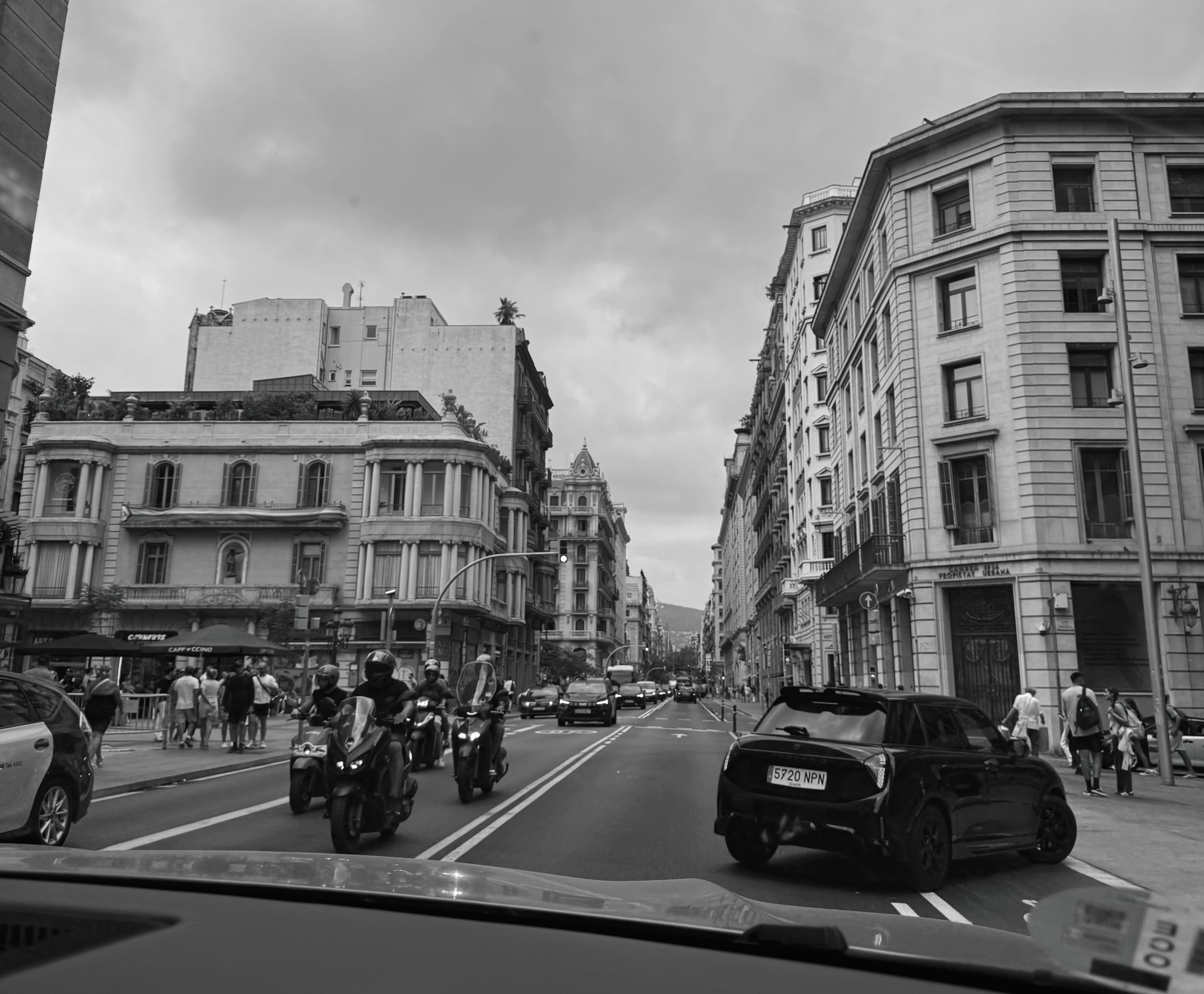 Barcelona city street