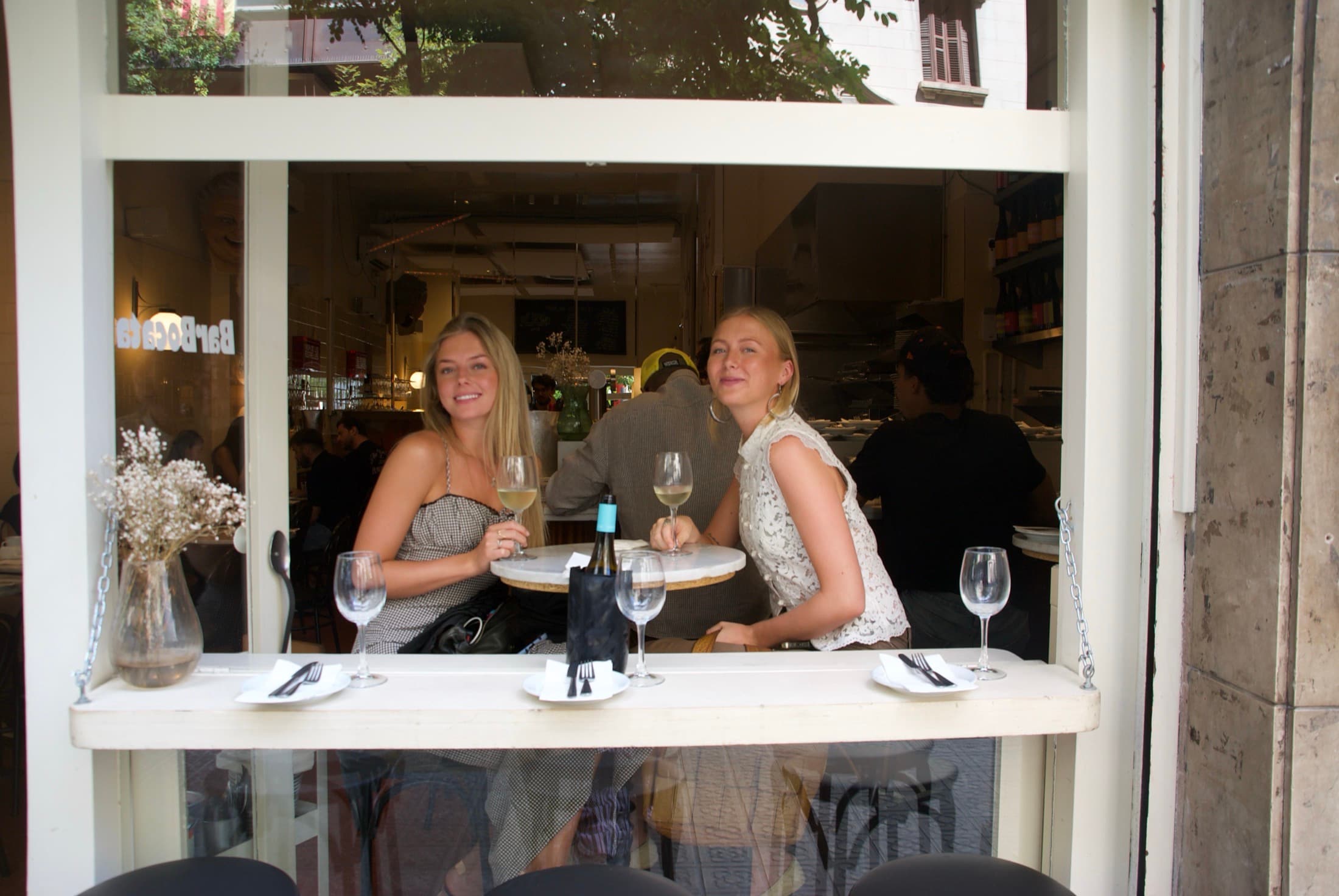 Bar Bocata window table
