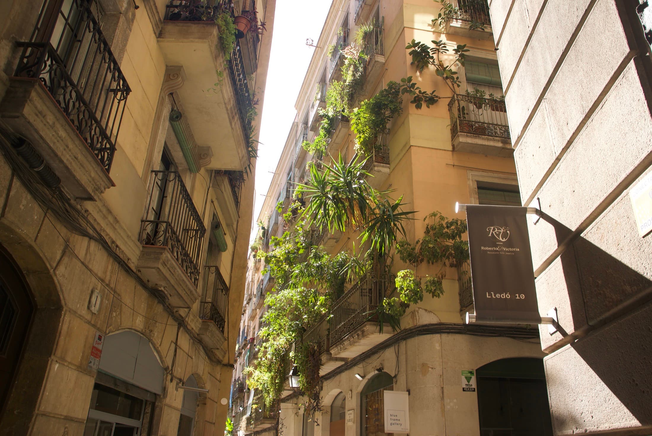 A picturesque street in Barcelona