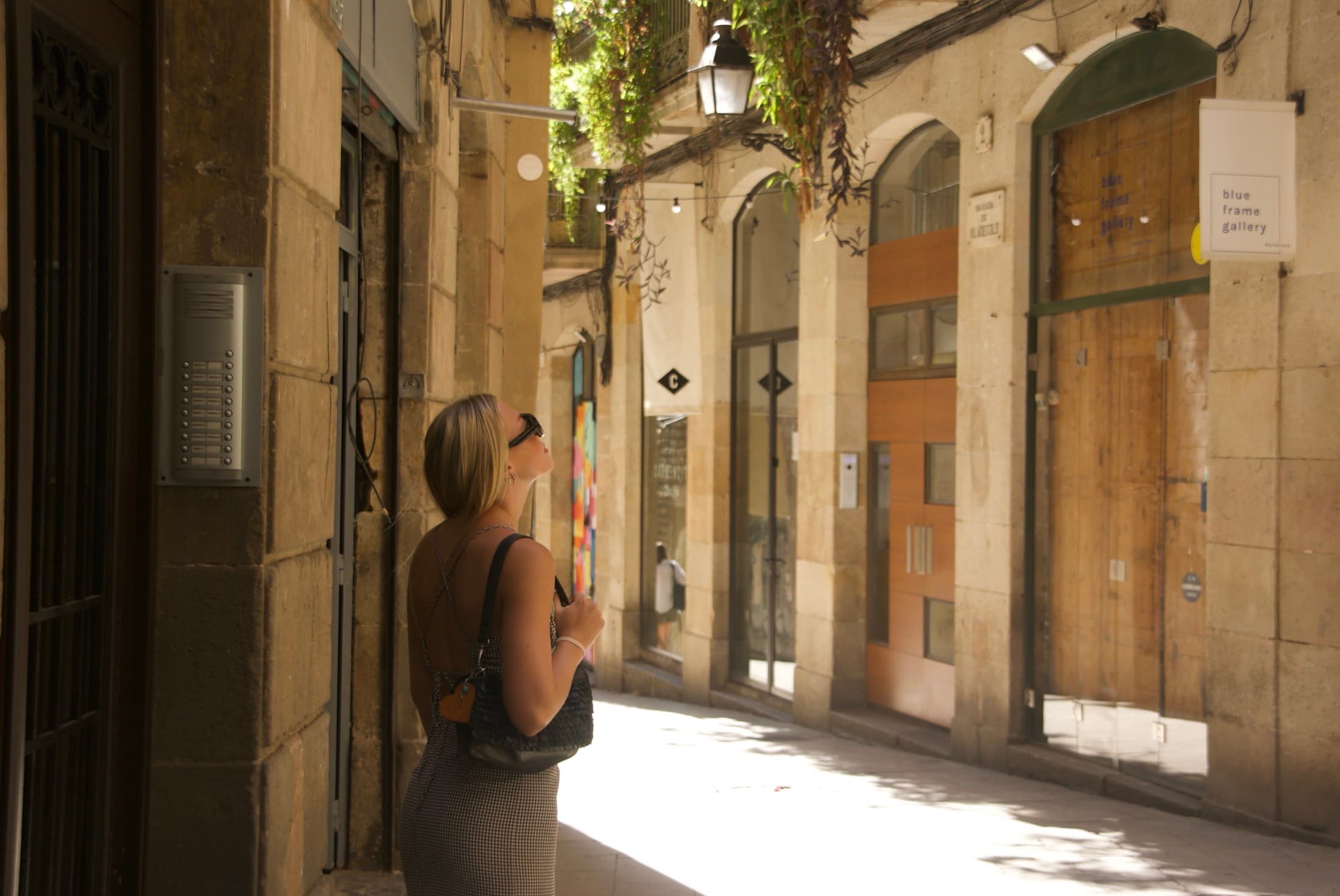 Walking through the streets of Barcelona
