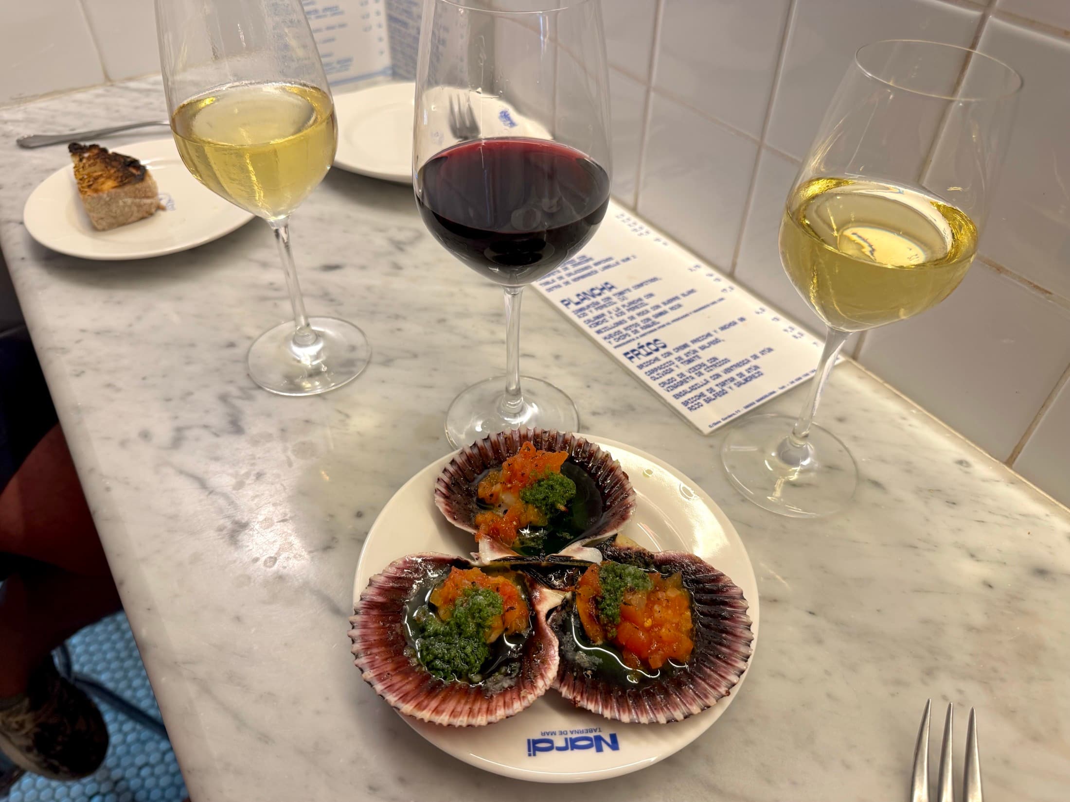 Date night dinner in Barcelona